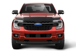 Ford Ranger Hood Deflector - Husky Liners - Aeroskin II - Matte Black - `24-`25